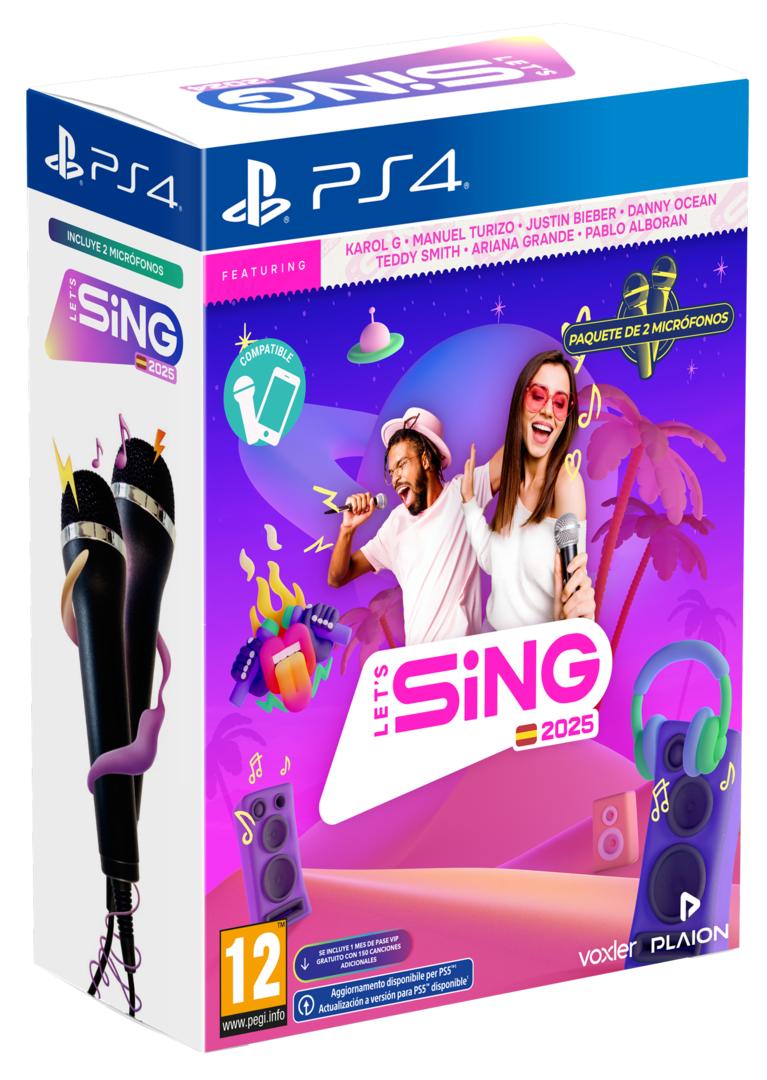 Let's sing 2025 + 2 micrófonos