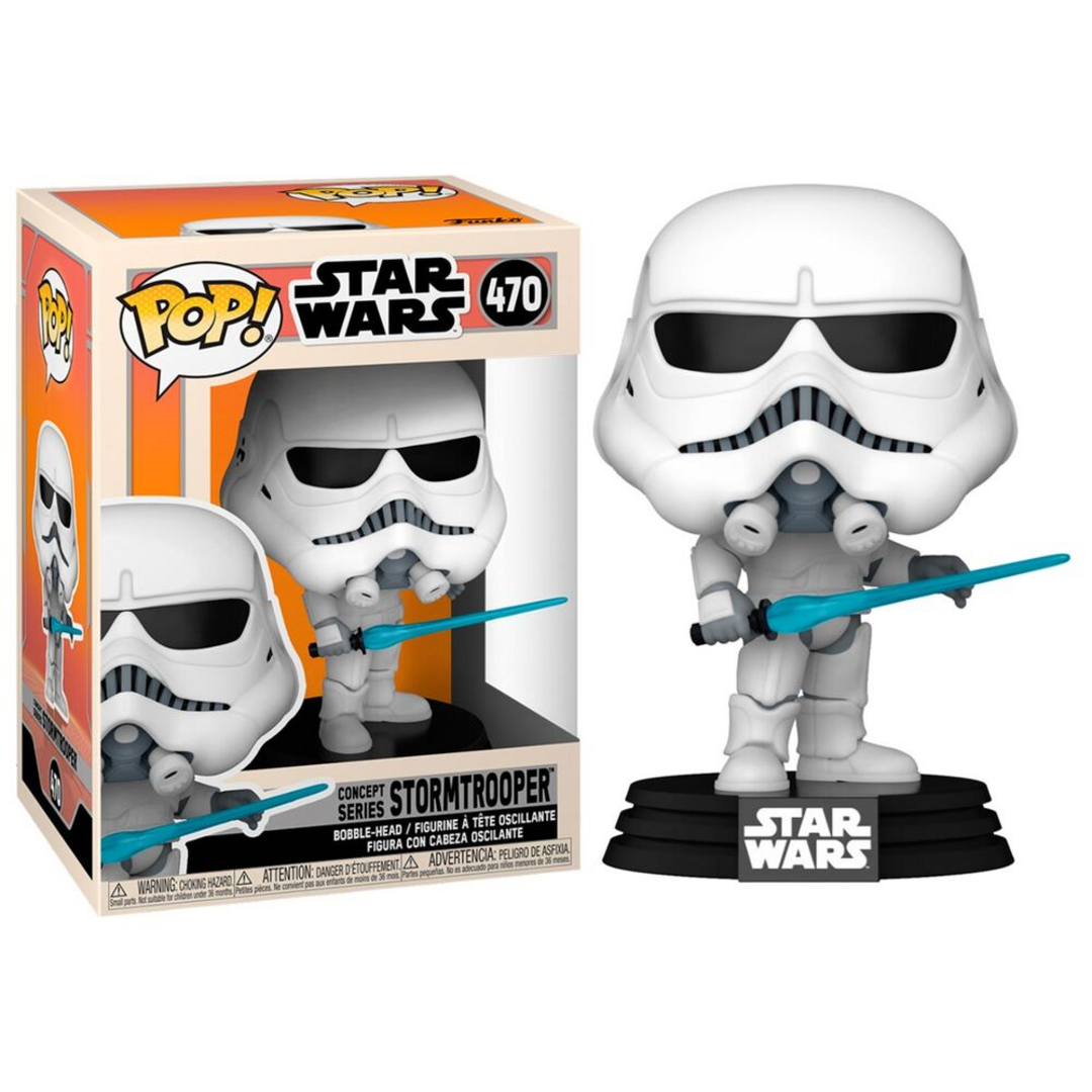 Funko Pop! Star Wars: Concept Series - Stormtrooper - Soldado de Asalto - Figura de Vinilo Coleccionable - Idea de Regalo- Mercancia Oficial - Juguetes para Niños y Adultos - Movies Fans