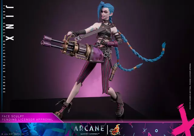 Reservar Figura Jinx Arcane League of Legends 1/6 Hot Toys Figuras Estándar