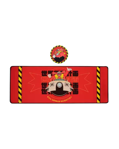 Set de Posavasos y Alfombrilla XXL  Dr. Eggman Sonic The Hedgehog Fanattik