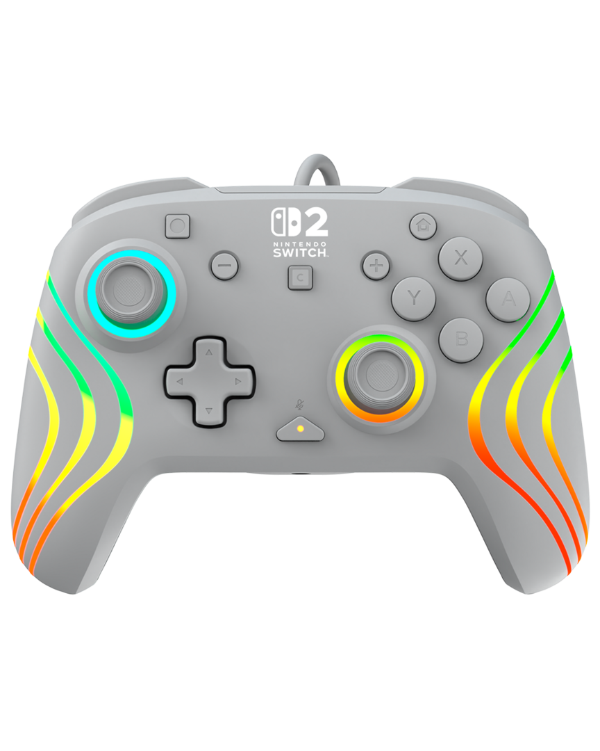 Mando afterglow wave gris con cable