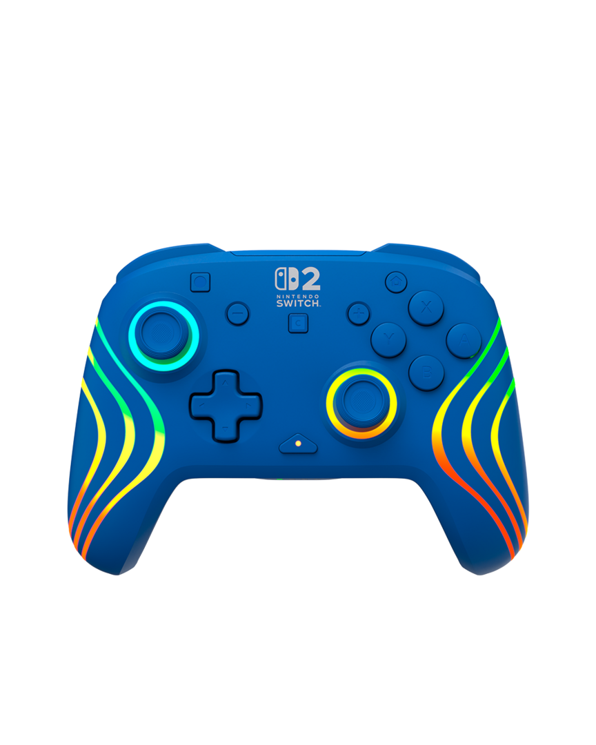 Mando inalámbrico afterglow wave - azul