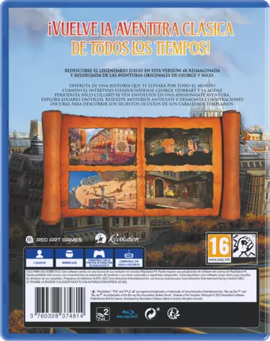 Reservar Broken Sword - La Legenda de los Templarios: Reforged PS4 Estándar