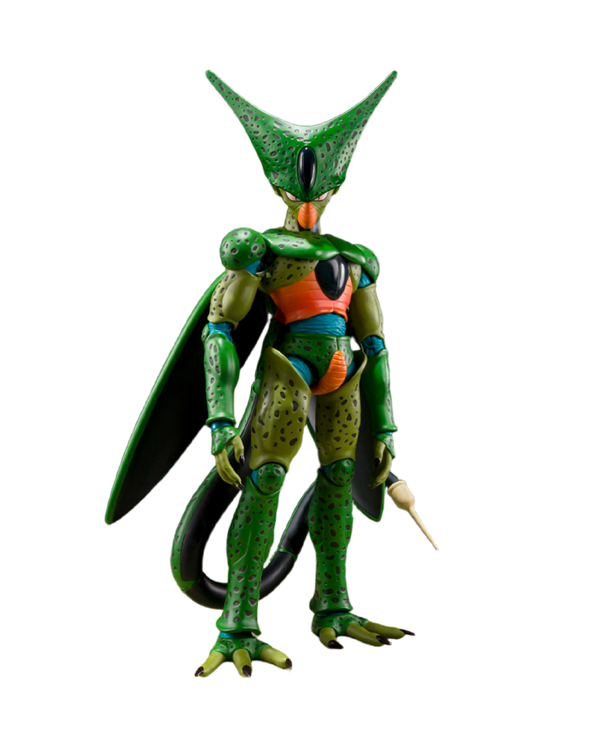 Figura cell first form dragon ball z sh figuarts re-run