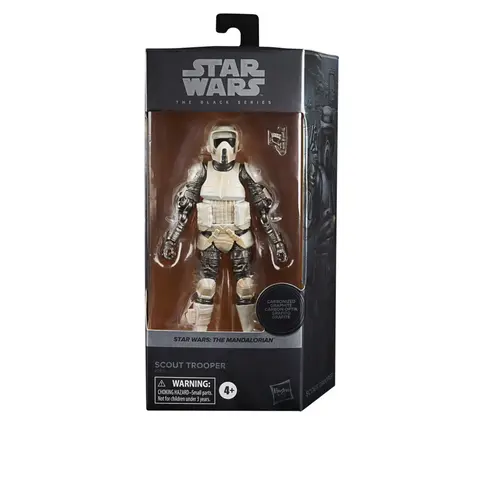 Comprar Figura Star Wars The Mandalorian Scout Trooper Serie Black Coleccion Grafito Figuras