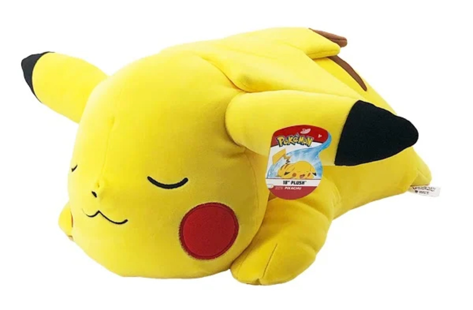 Peluche pikachu durmiendo pokémon
