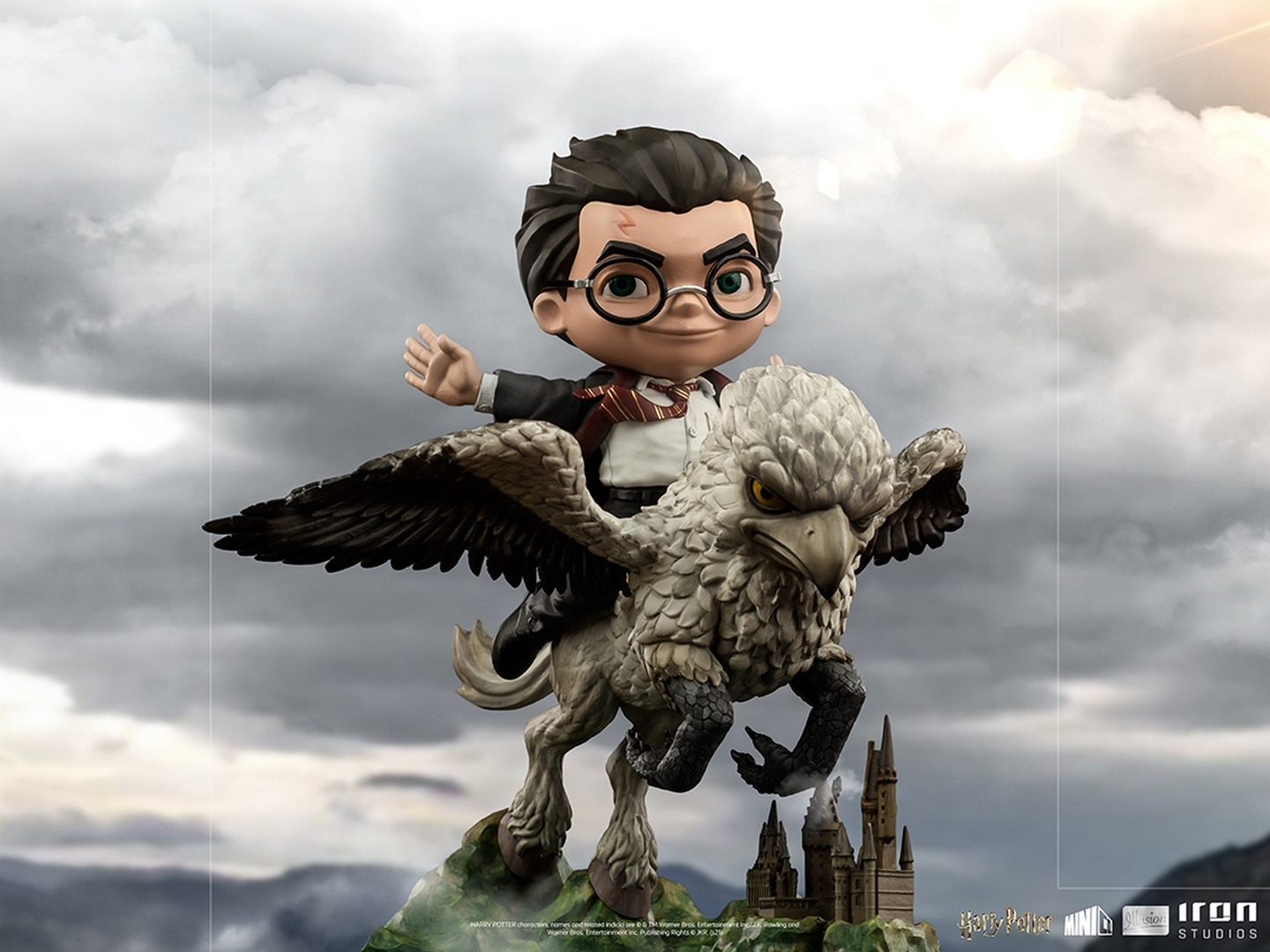 Figura Minico Harry Potter Y Buckbeak