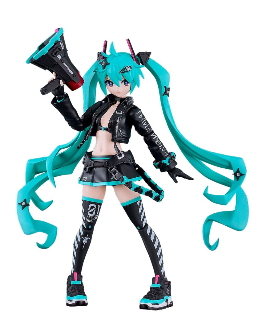 Character Vocal Series 01: Hatsune Miku Plamatea Plastic Model Kit Hatsune Miku: Chuocho Tactical Craft Ver. 15 cm