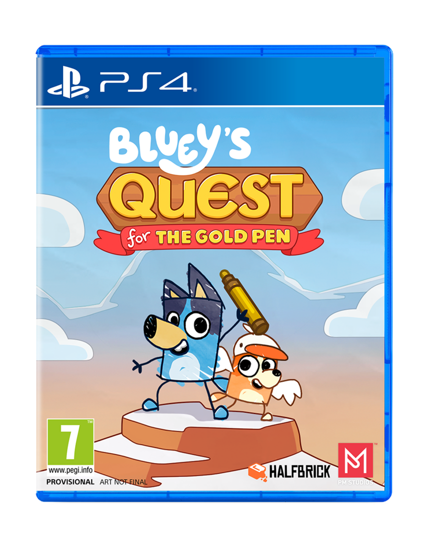 Bluey's quest for the gold pen