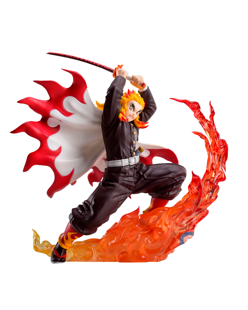 Figura kyojuro rengoku demon slayer: kimetsu no yaiba xross link sega