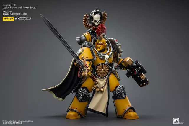 Reservar Figura Praetor de la Legión Imperial Fist con Power Sword PVC 1/18 Warhammer The Horus Heresy 12 cm Figuras Estándar