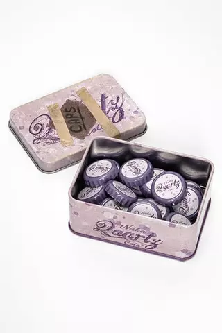 Reservar Replica Set 20 Chapas con Caja de Hojalata Fallout Nuka-Quartz Estándar