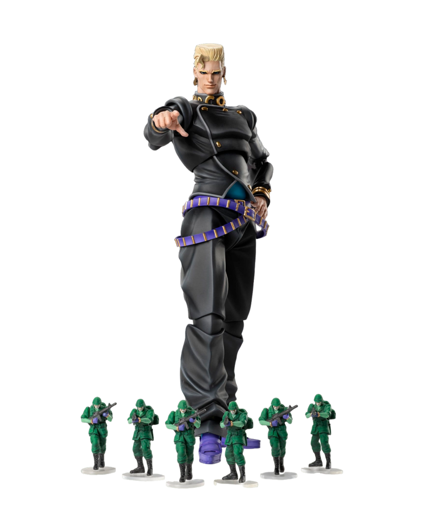 Figuras keicho nijimura & bad company jojo's bizarre adventure: diamond is unbreakable figura chozokado medicos