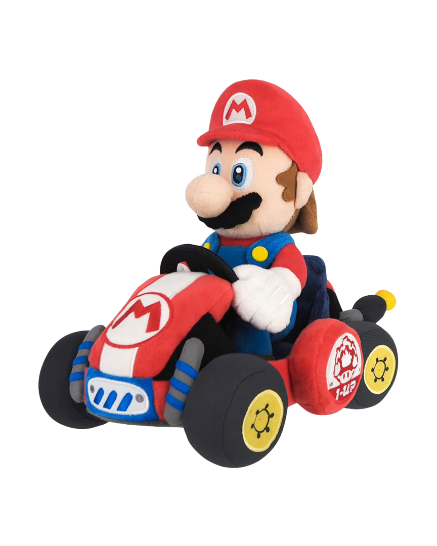 Peluche Mario San-ei Boeki Mario Kart World 27 cm