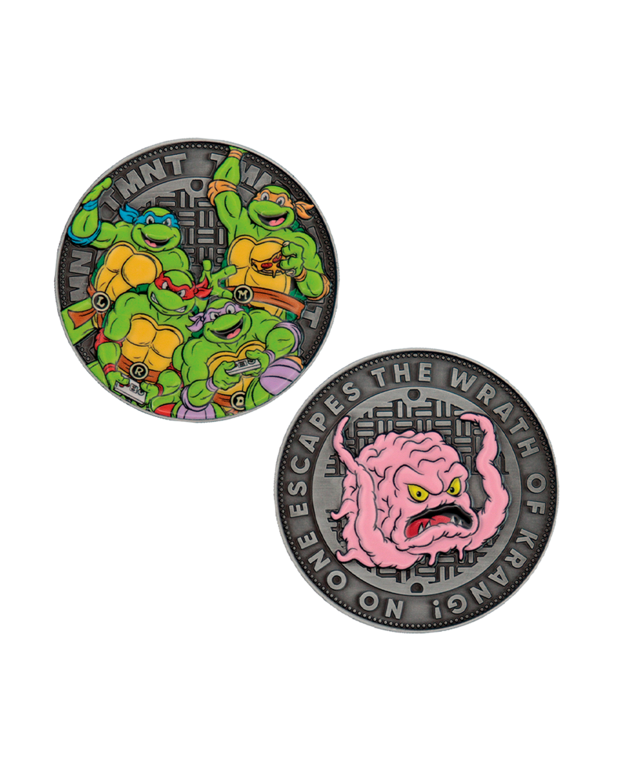 Moneda krang tortugas ninja edición limitada fanattik
