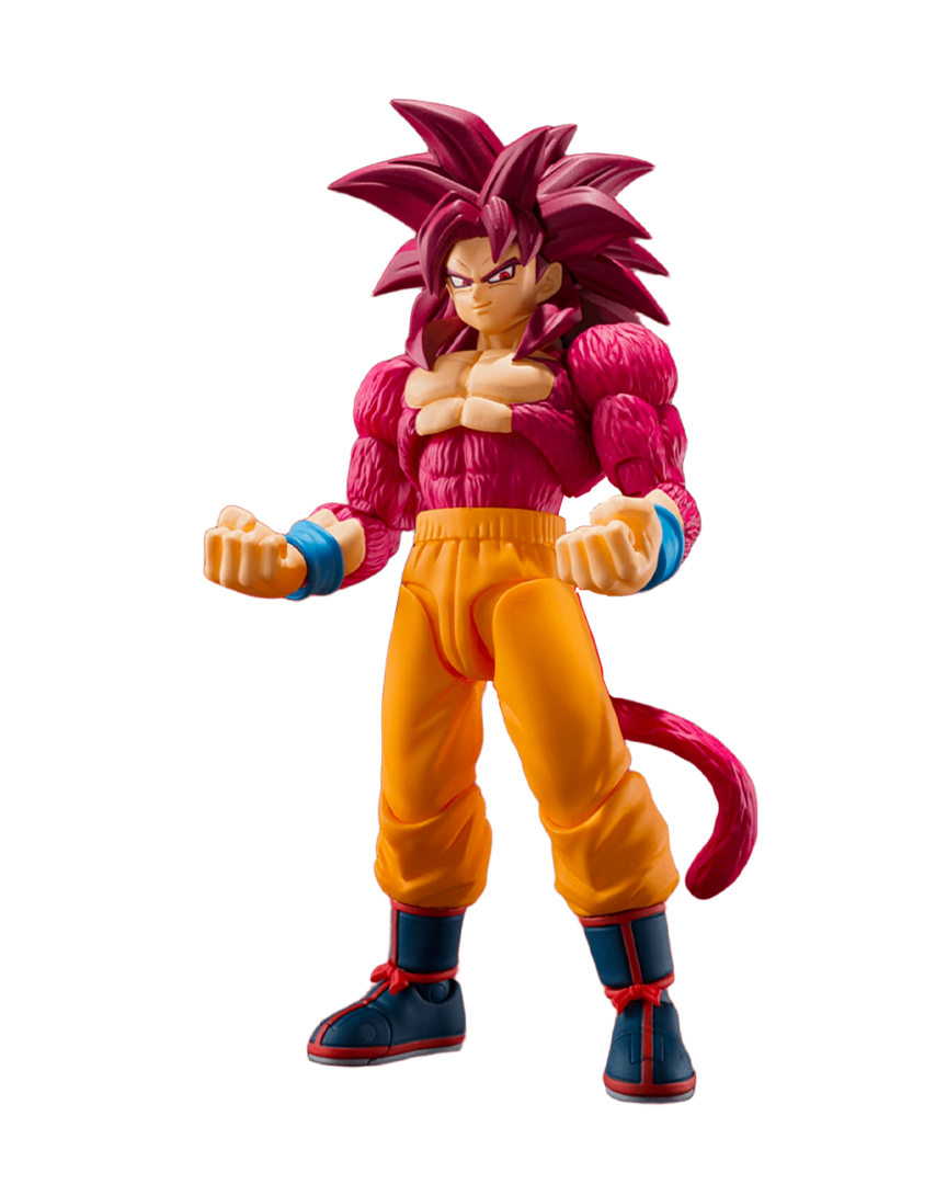 Figura son goku super saiyan 4 dragon ball daima sh figuarts