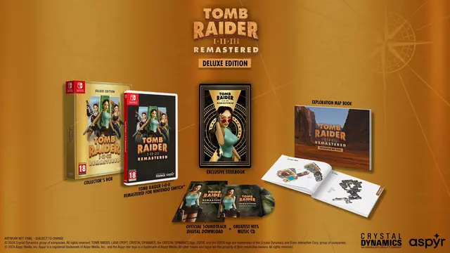 Reservar Tomb Raider I-III: Remastered Starring Lara Croft Edición Deluxe Switch Deluxe - EU