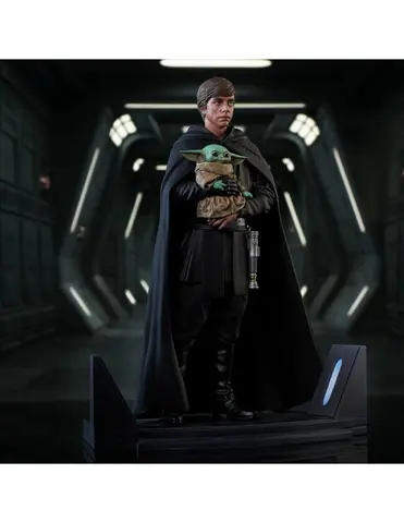 Comprar Luke Skywalker & Grogu Figura 25 cm SW The Mandalorian Premier Col 1/7 Scale Figuras