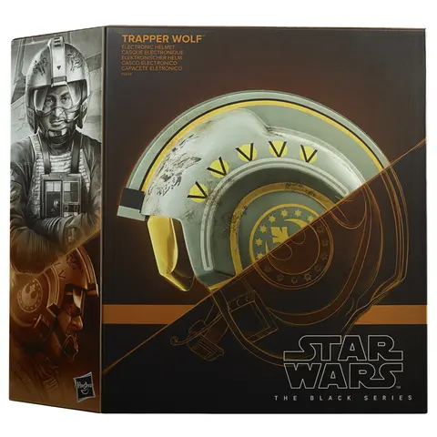 Comprar Casco Electronico Star Wars The Mandalorian Trapper Wolf Serie Black 