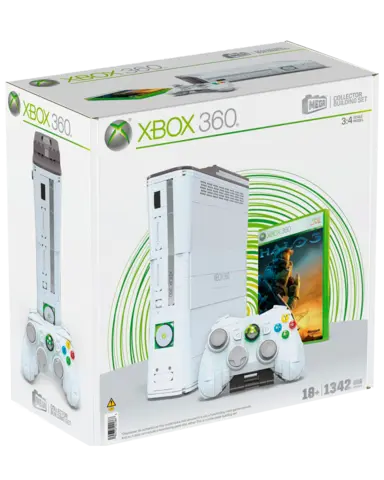 Consola Xbox 360 Bloques de Construcción con Réplica de Videojuego HALO 3