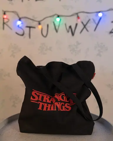 Comprar Bolso De Tela Stranger Things Logo 