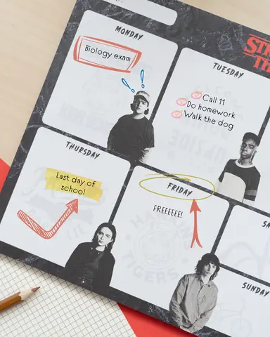 Comprar Bloc Planificador Semanal A4 Stranger Things