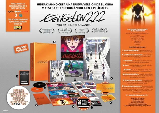 Reservar Evangelion 2:22 You Can Not Advance Blu-Ray Coleccionista Coleccionista Blu-ray