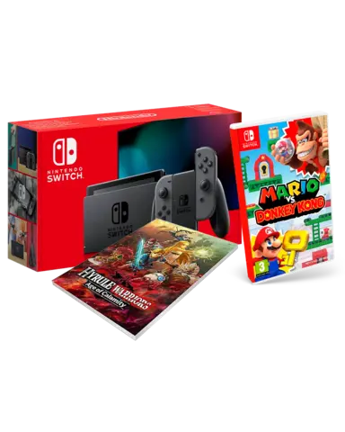 Comprar Nintendo Switch JoyCon Gris + Mario Vs Donkey Kong Switch