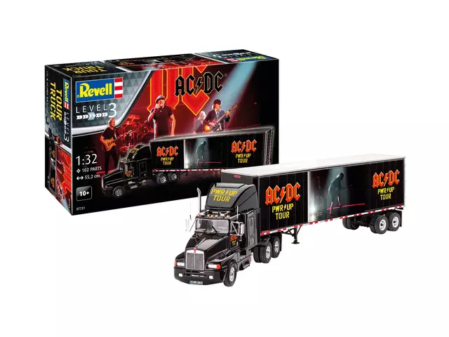 Reservar Model Kit AC/DC Camión y Trailer Tour Revell Réplicas