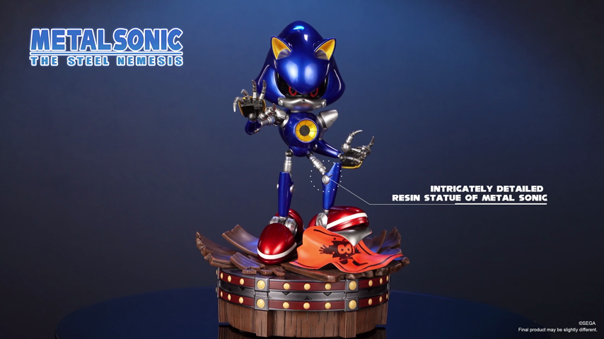 Reservar Estatua de Resina Metal Sonic The Steel Nemesis Sonic The Hedgehog 37.5 cm First 4 Figures Estatuas vídeo 1