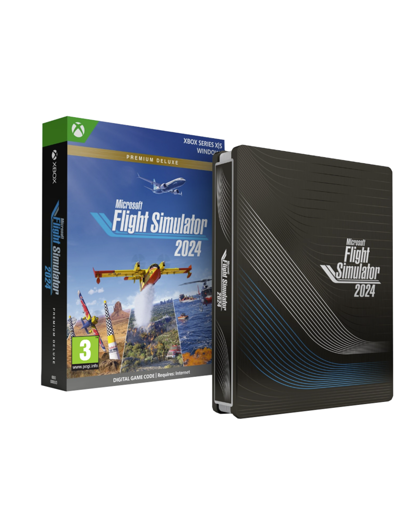 Microsoft flight simulator 2024 edición premium deluxe steelbook