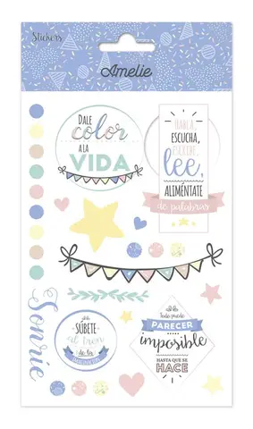 Comprar Set Pegatinas Amelie Sonrie 