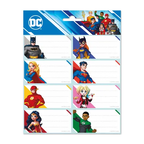 Comprar Etiquetas Adhesivas DC Comics La Liga De La Justicia 