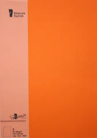 Comprar Tarjeta A4 Paperado 5 Unidades Naranja 