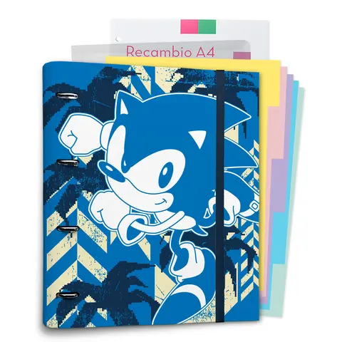 Comprar Carpeblock 4 Anillas Sonic The Hedgehog 
