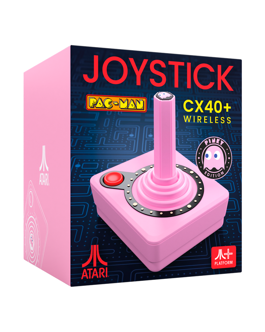Joystick cx40+ wireless edición pac-man rosa pinky