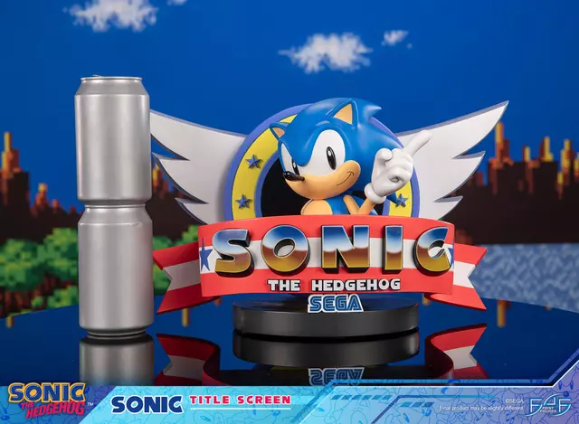 Reservar Figura Resina Sonic Sonic The Hedgehog Tittle Screen First 4 Figures 21cm Figuras