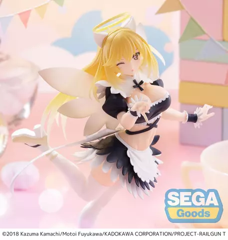 Reservar A Certain Scientific Railgun T Figura Luminasta PVC Misaki Shokuhou Fallen Angel Maid 20 cm Figuras Estándar