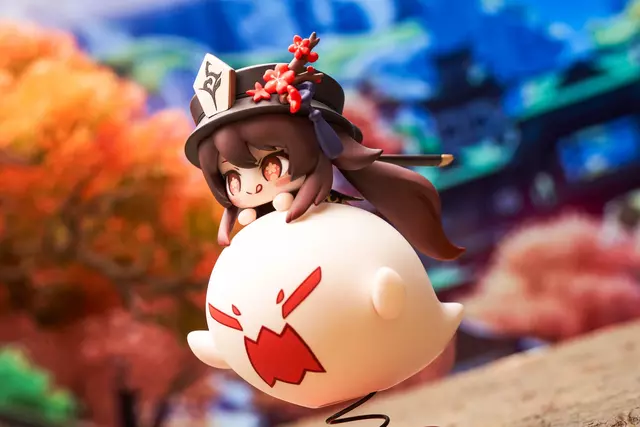Reservar Figura Hu Tao Genshin Impact Chibi Chara Yurayura Stand Ver. (Re-run) Apex Innovation Figuras Estándar
