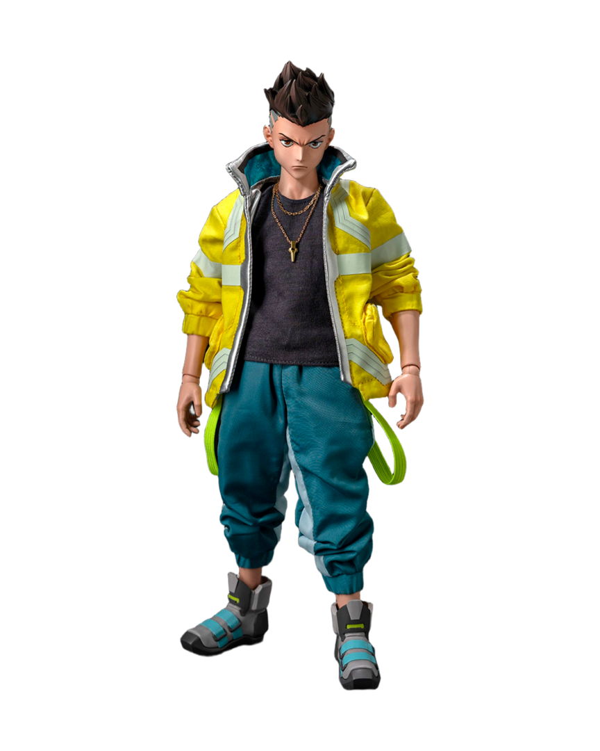 Figura david martinez cyberpunk: edgerunners figzero threezero