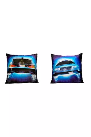 Comprar Delorean Roads Cojin Cuadrado Regreso Al Futuro Envasado Vacio Estándar