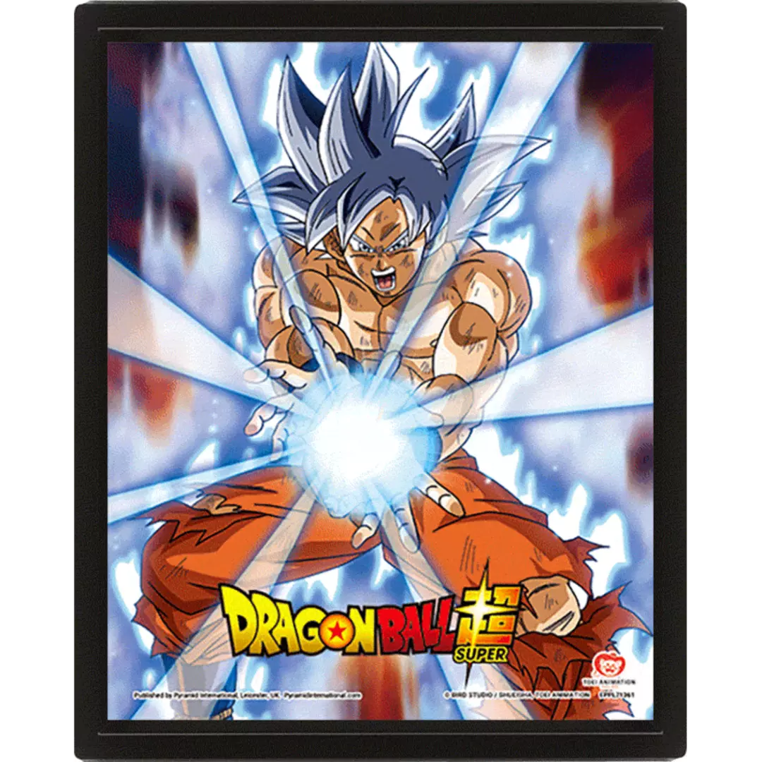 Dragon Ball Super - Poster 3D Ultra Instinct Kamehameha