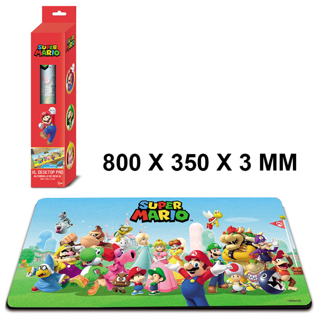 Super mario - alfombrilla xl 80x35