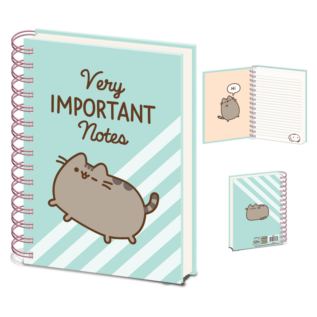 Pusheen - Cuaderno A5 Espiral Very Important Notes