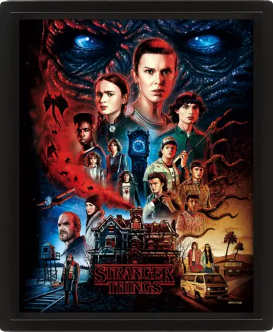 Stranger Things - Póster 3D Season 4