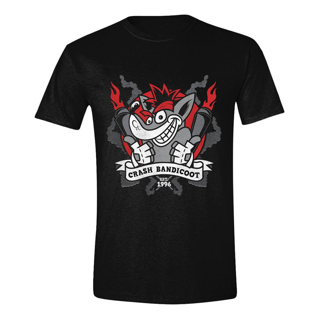 Crash bandicoot - camiseta face talla l