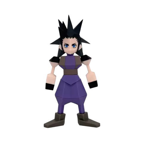 Figura Zack Fair Final Fantasy VII Polygon Soft Vinyl Square Enix