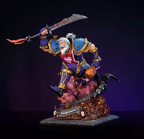 Reservar Figura Leeroy Jenkins Estatua Resina 1:1 Hearthstone 25 cm Figuras Estándar