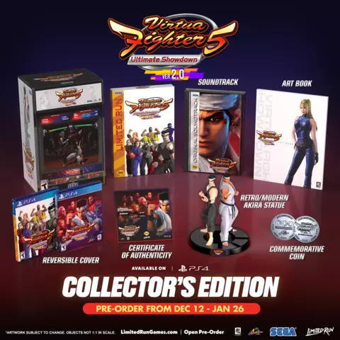 Reservar Virtua Fighter 5: Ultimate Showdown Edición Coleccionista PS4 Coleccionista - EEUU