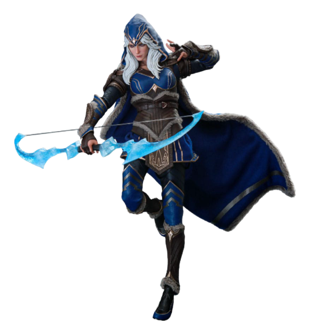 Figura ashe league of legends game masterpiece 1/6 hot toys